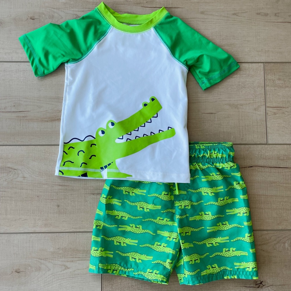 Cat & Jack Alligator Swim Set (3T)